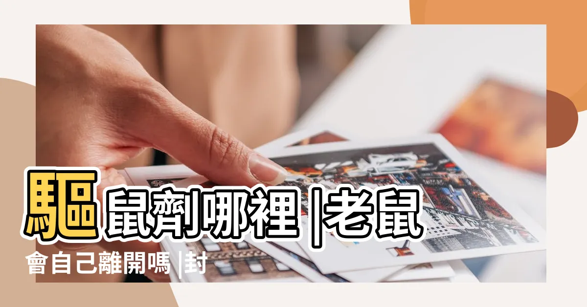 【老鼠洞處理】驅鼠劑哪裡 |老鼠會自己離開嗎 |封堵老鼠洞圖文説明及注意事項 |