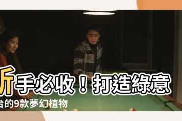 【陽台植物】新手必收！打造綠意陽台的9款夢幻植物推薦