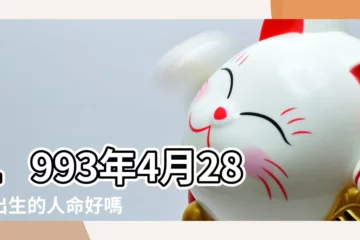 【陰曆1993年4月28日】1993年4月28日出生的人命好嗎 |1993年4月28日農曆多少號 |是什麼命 |