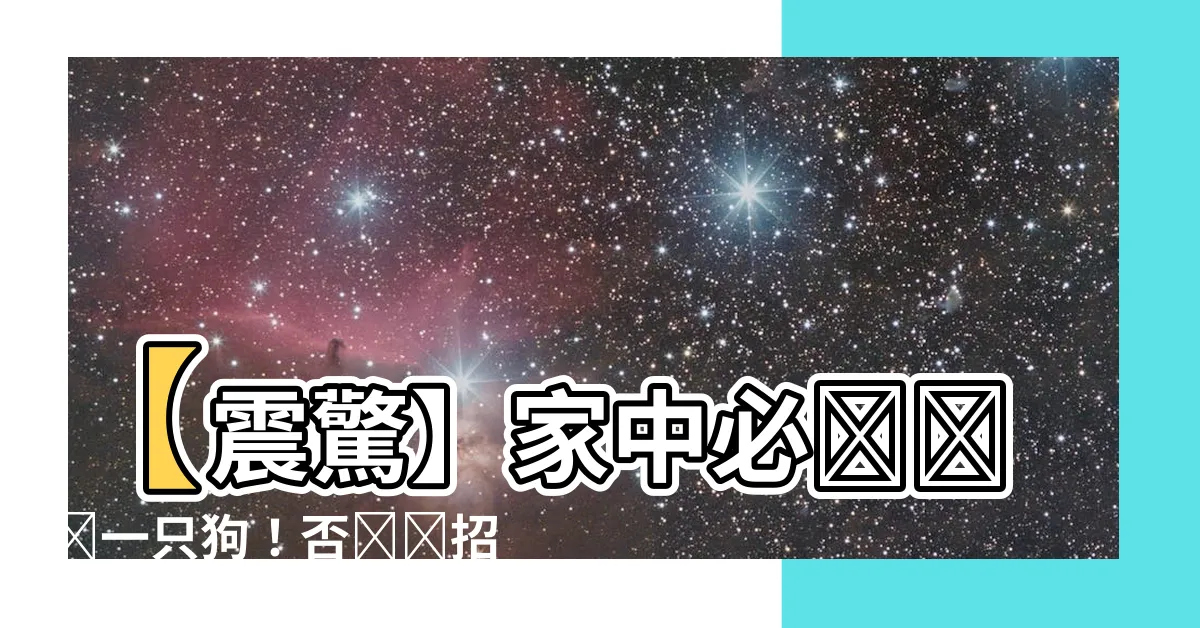 【家裡不能養兩隻狗】【震驚】家中必須單養一隻狗！否則將招來不幸！