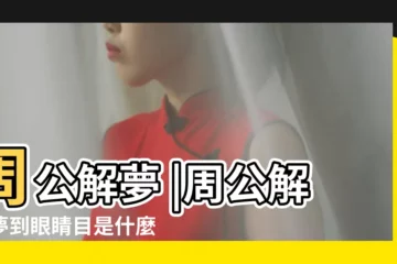 【夢見目已學什麼學不好】周公解夢 |周公解夢夢到眼睛目是什麼意思 |夢見眼睛目 |