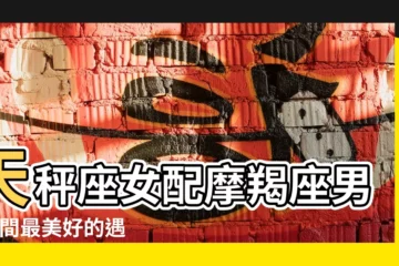 【摩羯座男配天平女】天秤座女配摩羯座男 |世間最美好的遇見 |天秤座女生和摩羯座男生 |
