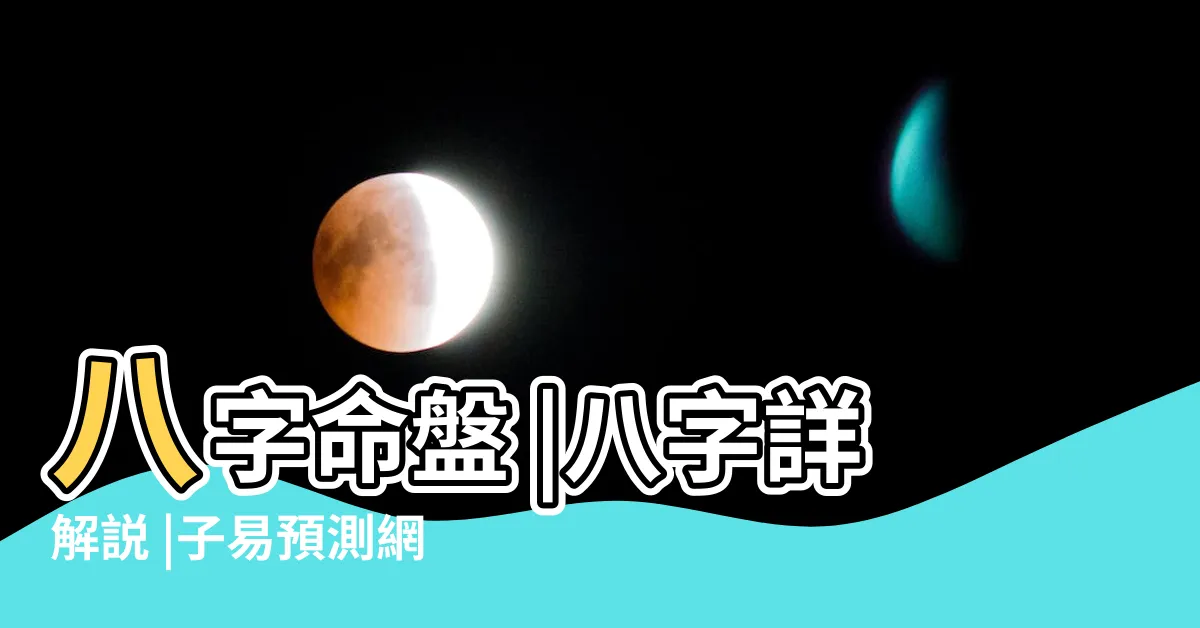 【八字四柱命盤】八字命盤 |八字詳解説 |子易預測網 |