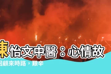 【陳怡文中醫】陳怡文中醫：心情故事回顧來時路，艱辛淬鍊後的收穫