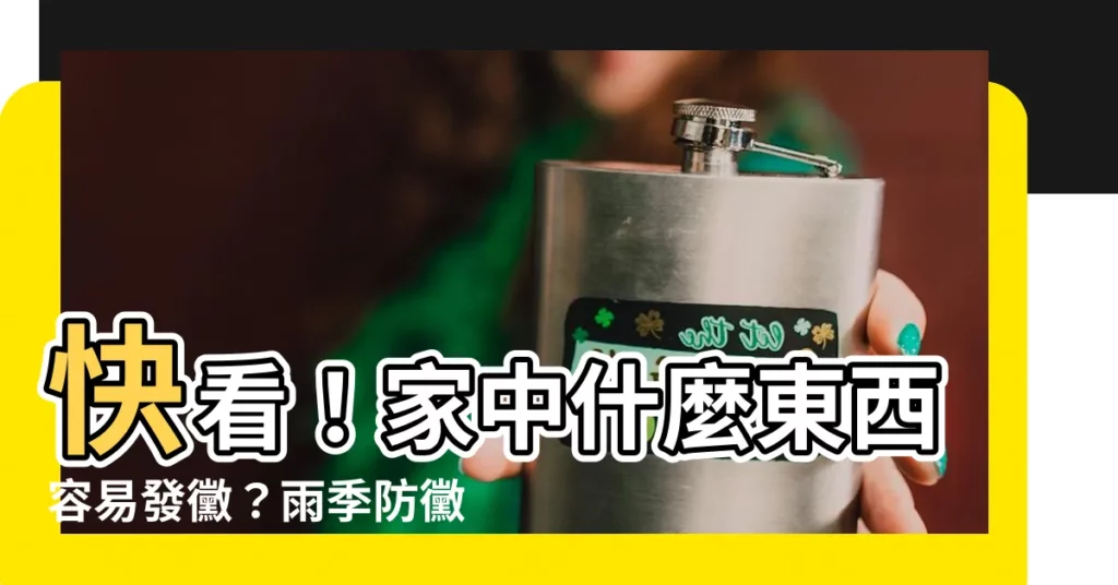 【什麼東西會發黴】快看！家中什麼東西容易發黴？雨季防黴大作戰！