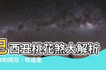 【巳酉醜桃花】巳酉醜桃花煞大解析！你的桃花，旺還是爛？