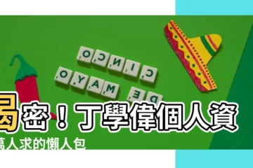 【丁學偉基本資料】揭密！丁學偉個人資料萬人求的懶人包