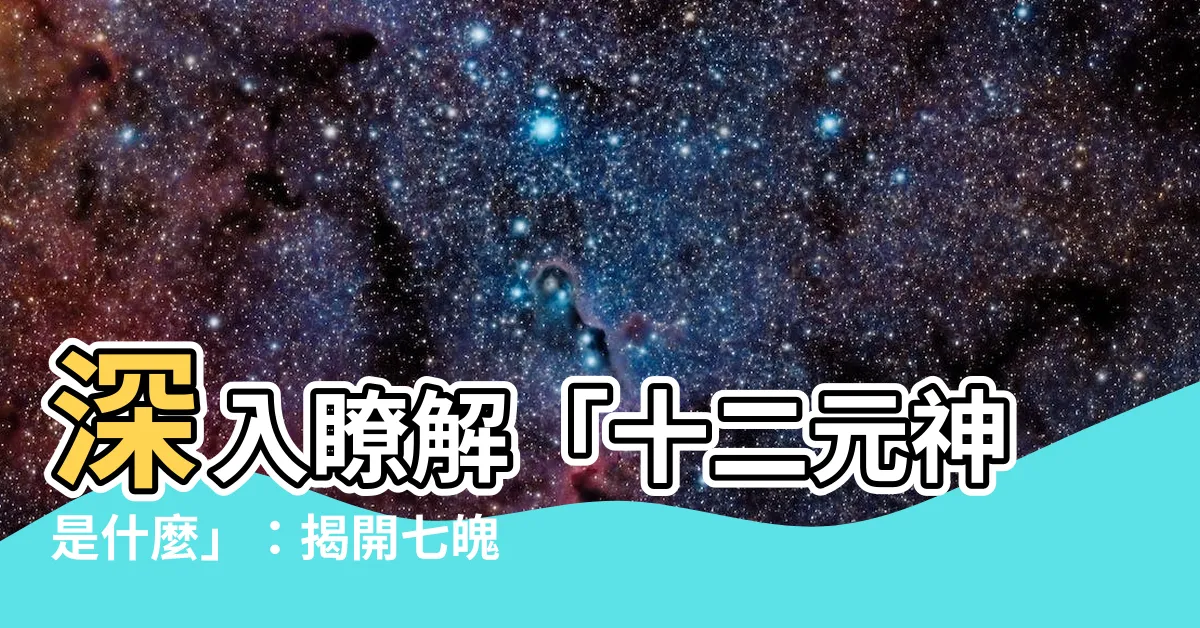 【十二元神是什麼】深入瞭解「十二元神是什麼」：揭開七魄、雙手之謎！