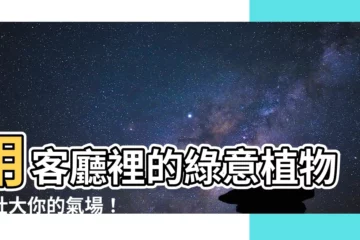 【客廳 植物】用客廳裡的綠意植物，壯大你的氣場！