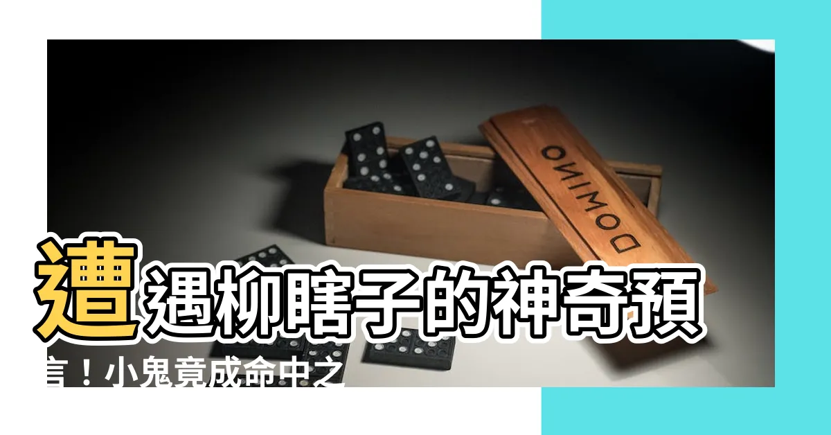 【柳瞎子養小鬼】遭遇柳瞎子的神奇預言！小鬼竟成命中之謎！