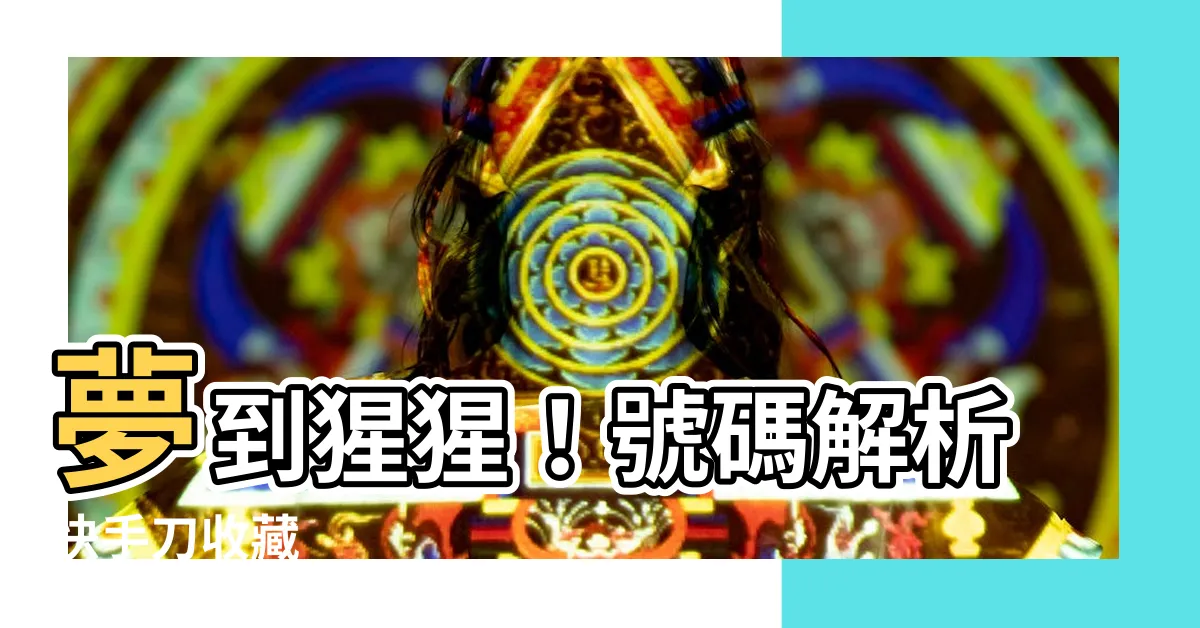 【夢到猩猩號碼】夢到猩猩！號碼解析快手刀收藏
