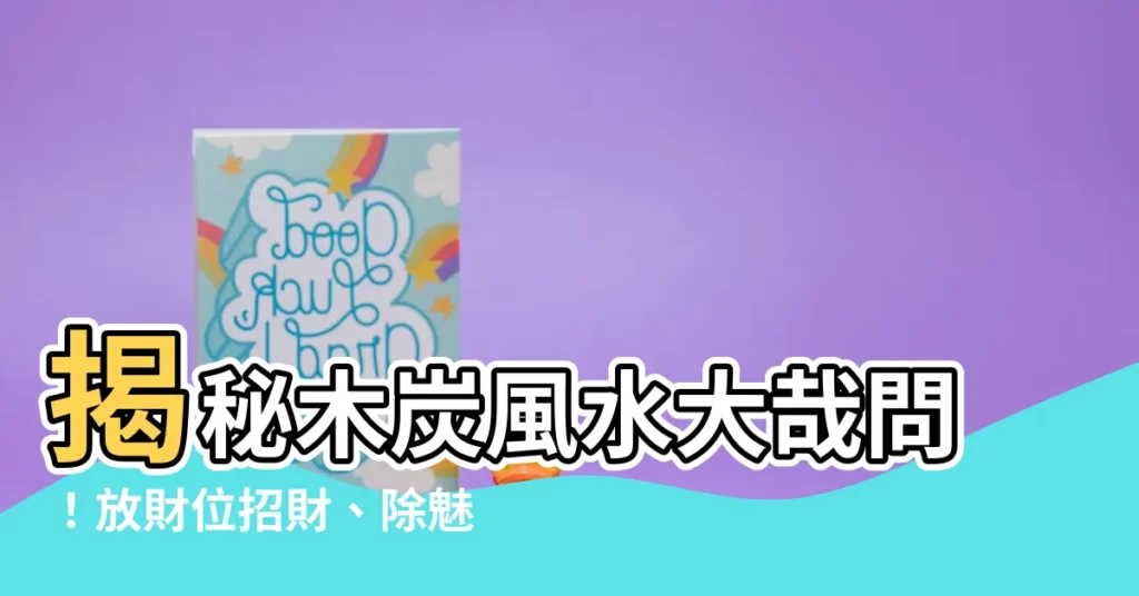 【木炭風水】揭秘木炭風水大哉問！放財位招財、除魅除黴、改善磁場必看！
