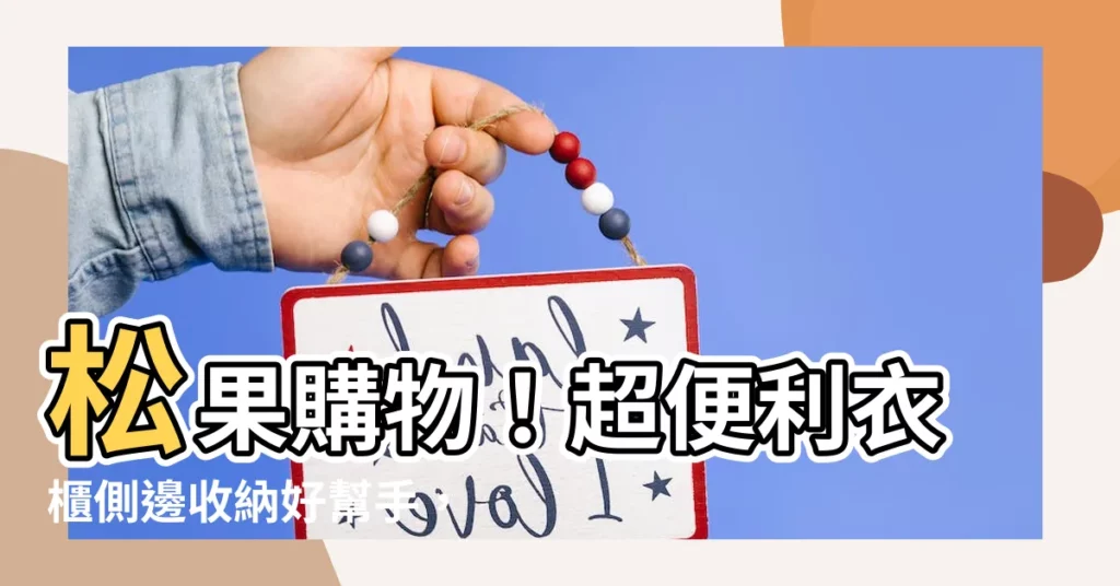 【衣櫃側邊收納】松果購物！超便利衣櫃側邊收納好幫手，讓你輕鬆升級居家收納！