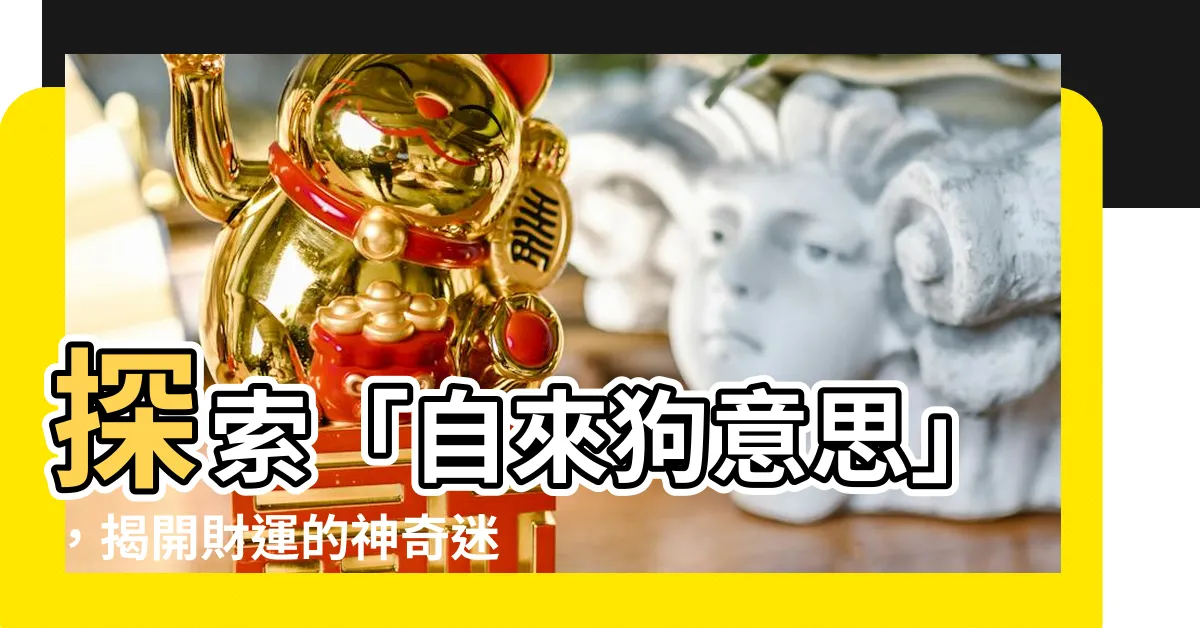 【自來狗意思】探索「自來狗意思」，揭開財運的神奇迷霧！