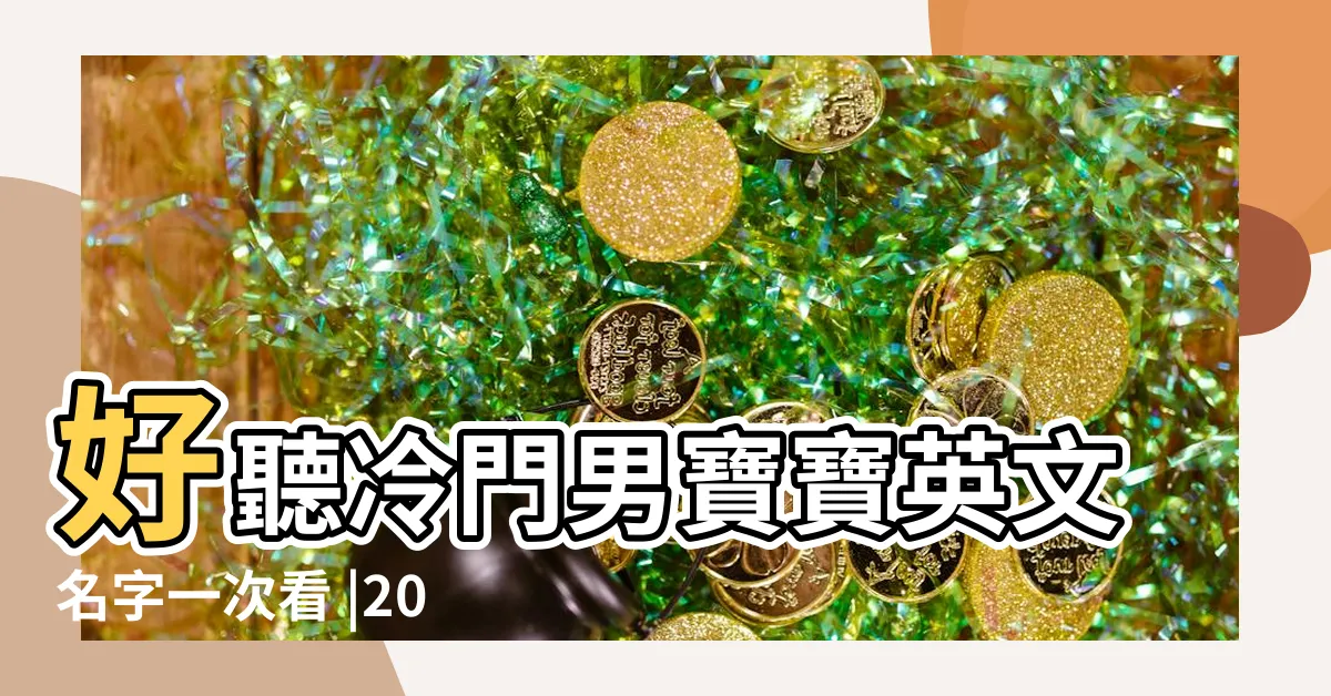 【時尚英文名字男2023】好聽冷門男寶寶英文名字一次看 |2023 |男生英文名字怎麼取 |