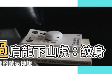 【過肩龍下山虎】過肩龍下山虎：紋身江湖的禁忌傳説