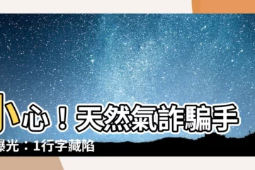 【天然氣詐騙】小心！天然氣詐騙手法曝光：1行字藏陷阱，過來人慘痛血淚大揭秘