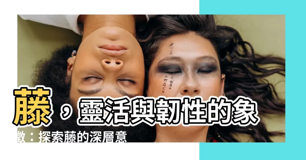 【藤意思】藤，靈活與韌性的象徵：探索藤的深層意義