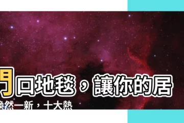 【門口地毯】門口地毯，讓你的居家煥然一新，十大熱門款任你挑！