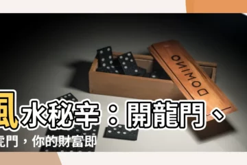 【開龍門】風水秘辛：開龍門、踏虎門，你的財富即將爆棚！