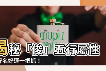 【俊五行屬性】揭秘「俊」五行屬性：好名好運一把抓！