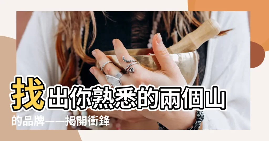 【兩個山的品牌】找出你熟悉的兩個山的品牌——揭開衝鋒衣上的標誌之謎