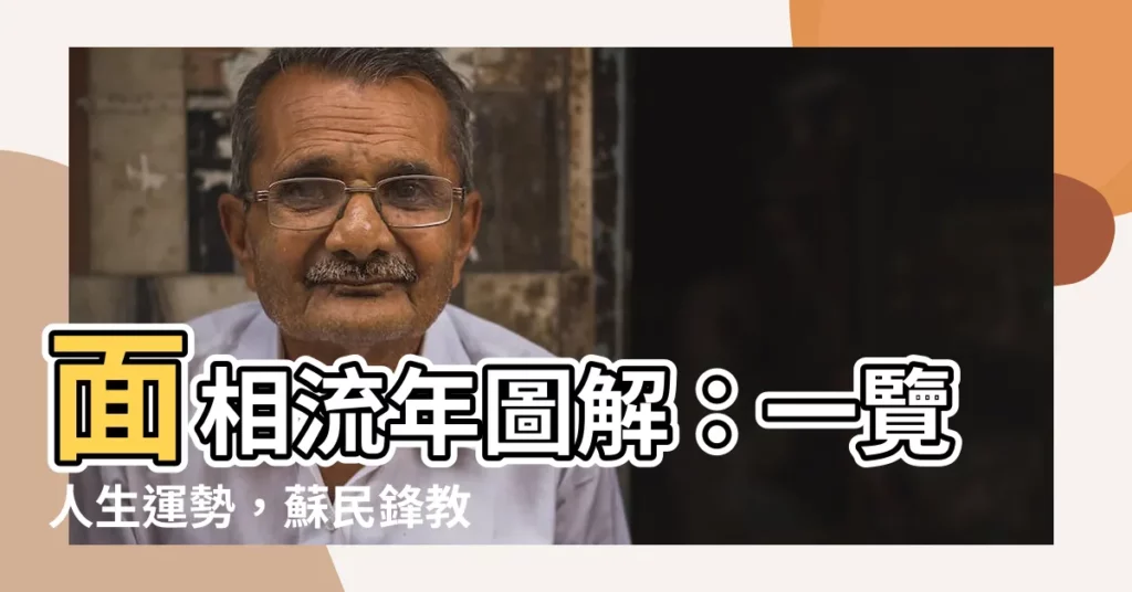 【面相流年圖】面相流年圖解：一覽人生運勢，蘇民鋒教你如何看！