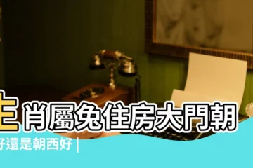 【屬兔住西户可以嗎】生肖屬兔住房大門朝東好還是朝西好 |屬兔住什麼樣的位置最好 |屬兔最佳住房樓層和風水方位 |