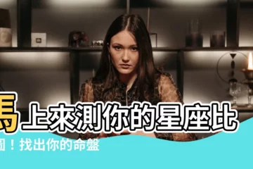 【星座比例圖】馬上來測你的星座比例圖！找出你的命盤宮位和上升星座！