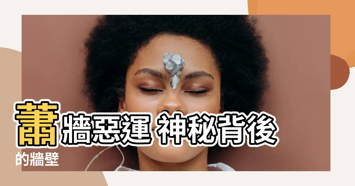【蕭牆】蕭牆惡運 神秘背後的牆壁