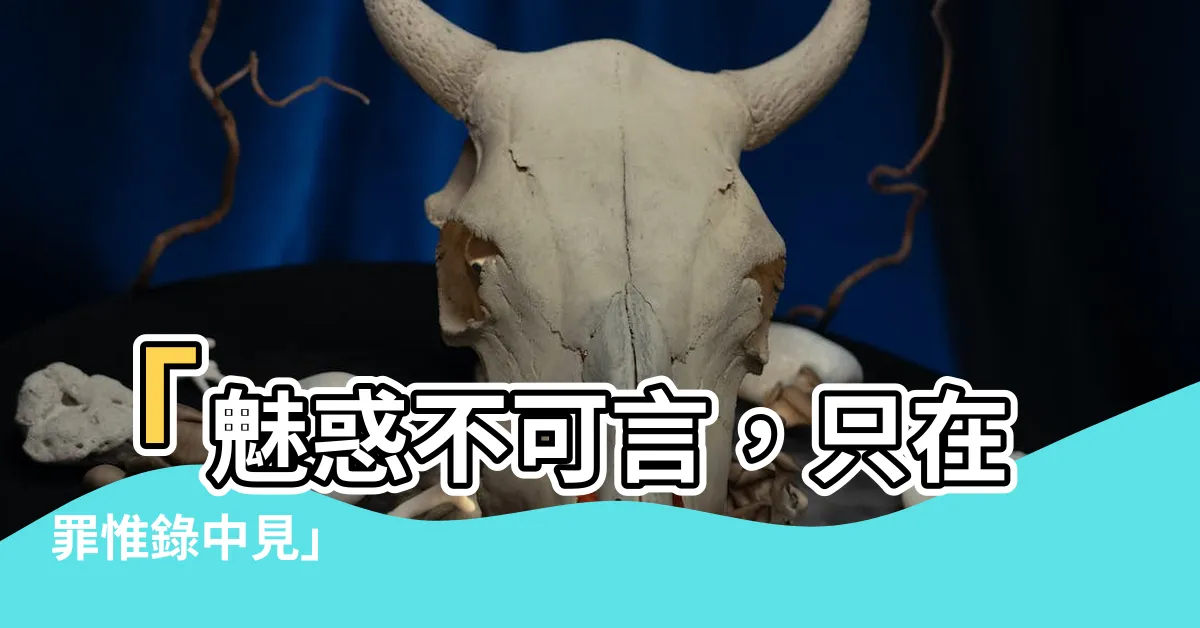 【罪惟錄】「魅惑不可言，只在罪惟錄中見」
