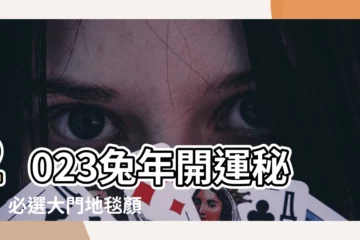 【2023兔年地毯顏色】2023兔年開運秘笈！必選大門地毯顏色風水，招財納吉