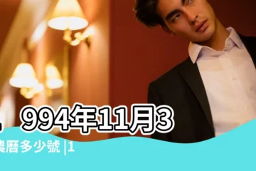 【1994年11月初三陽曆多少】1994年11月3日農曆多少號 |1994 |1994年農曆日期表 |
