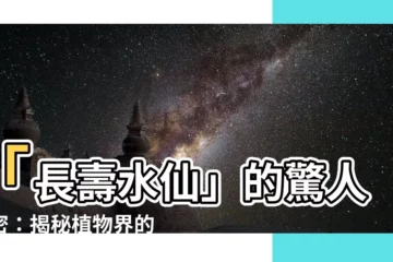 【長壽水仙】「長壽水仙」的驚人秘密：揭秘植物界的長生不老方