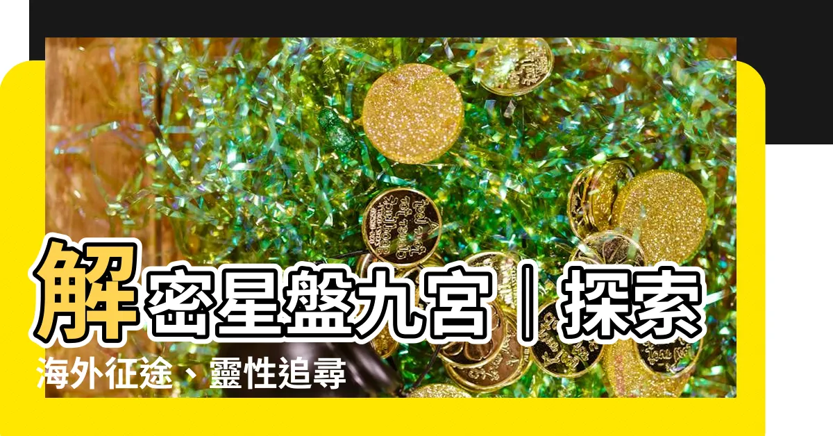 【九宮代表】解密星盤九宮｜探索海外征途、靈性追尋與知識巔峯