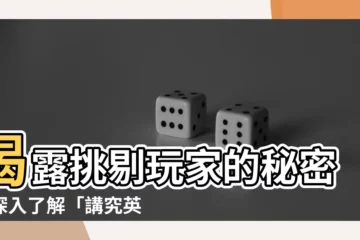 【講究英文】揭露挑剔玩家的秘密：深入瞭解「講究英文」的奧秘