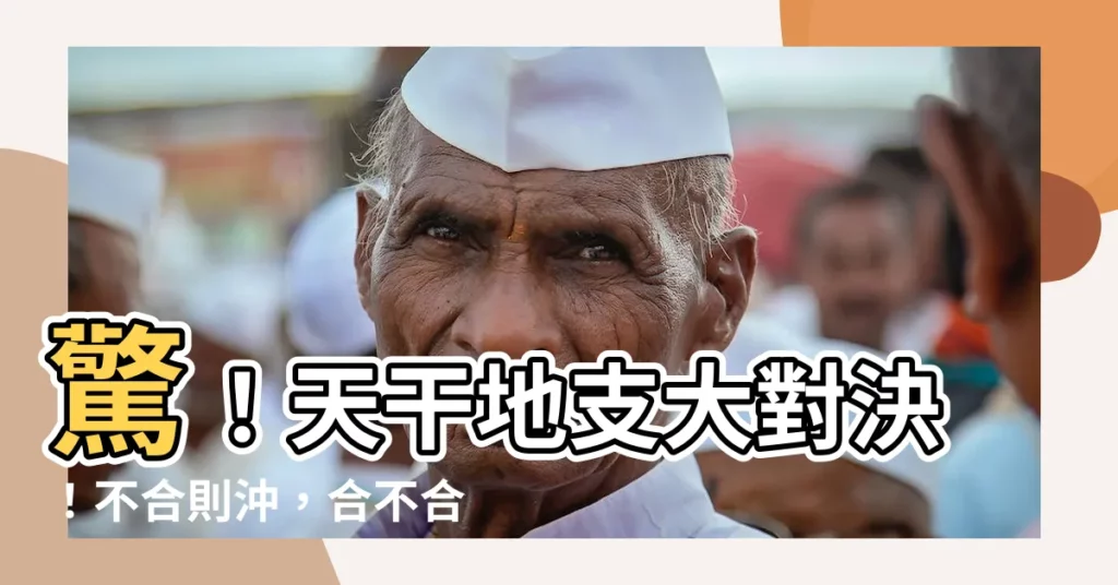 【天干地支合沖】驚!天干地支大對決!不合則沖,合不合全解析
