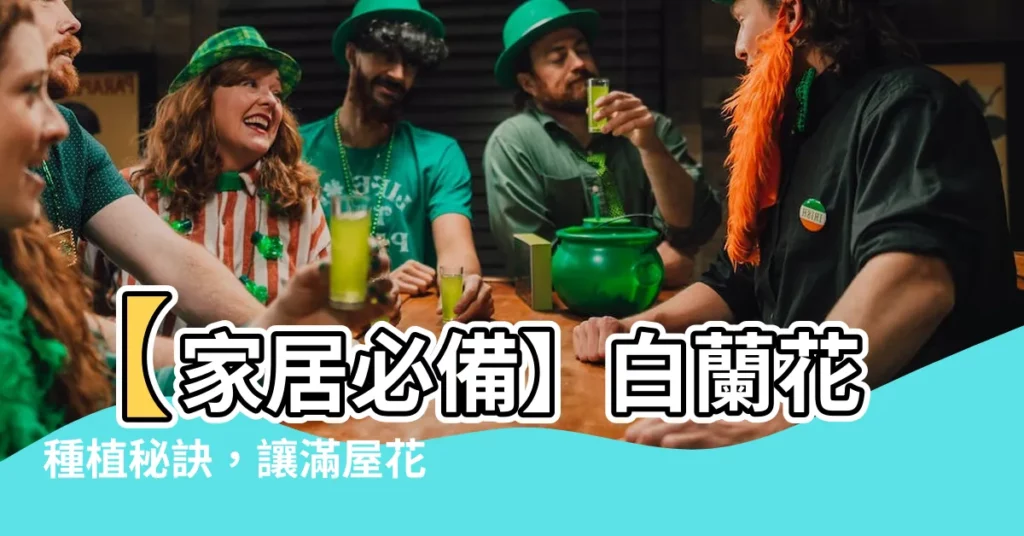 【白蘭花種植】【家居必備】白蘭花種植秘訣，讓滿屋花香撲鼻！