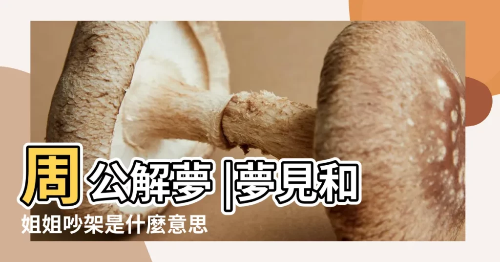 周公解夢 |夢見和姐姐吵架是什麼意思 |夢見和姐姐吵架 |【女人夢和姐吵架】