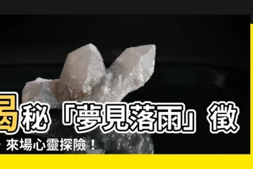 【夢見落雨】揭秘「夢見落雨」徵兆，來場心靈探險！