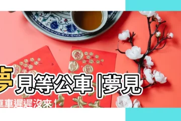 【夢見自己一個人在等車】夢見等公車 |夢見等車車遲遲沒來 |夢見自己一人坐在車上 |