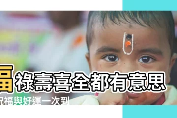【福祿壽喜意思】福祿壽喜全都有意思！祝福與好運一次到位