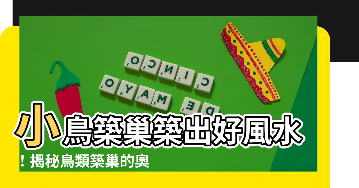 【小鳥築巢】小鳥築巢築出好風水！揭秘鳥類築巢的奧秘