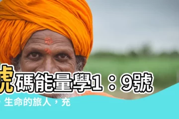 【數字能量學1 9號人】號碼能量學1：9號人，生命的旅人，充滿智慧與洞察力