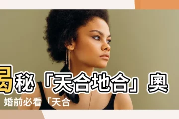 【天合地合表】揭秘「天合地合」奧秘！婚前必看「天合地合表」