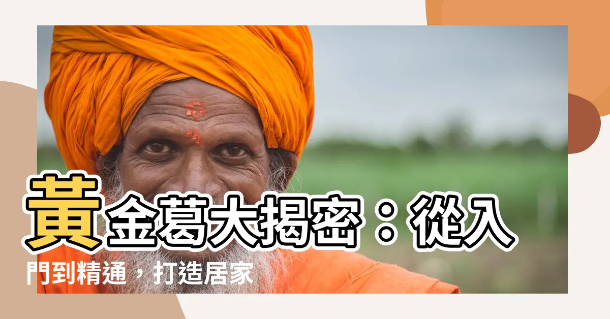 【綠蘿】黃金葛大揭密：從入門到精通，打造居家綠意天堂