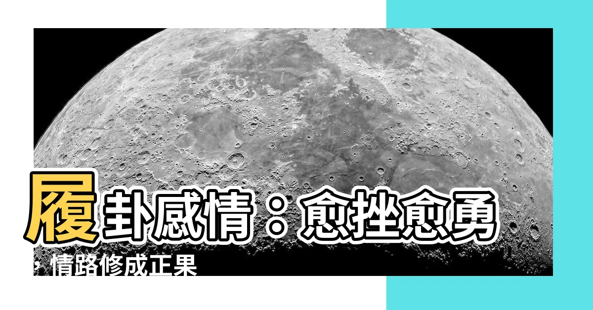 【履卦 感情】履卦感情：愈挫愈勇，情路修成正果