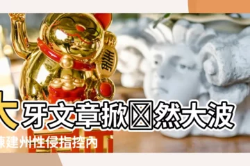 【大牙文章】大牙文章掀軒然大波！陳建州性侵指控內幕曝光，5位好友證清白