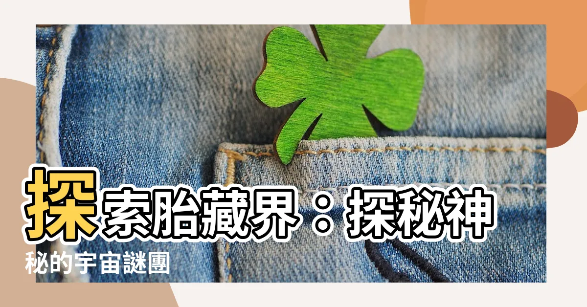 【胎藏界】探索胎藏界：探秘神秘的宇宙謎團
