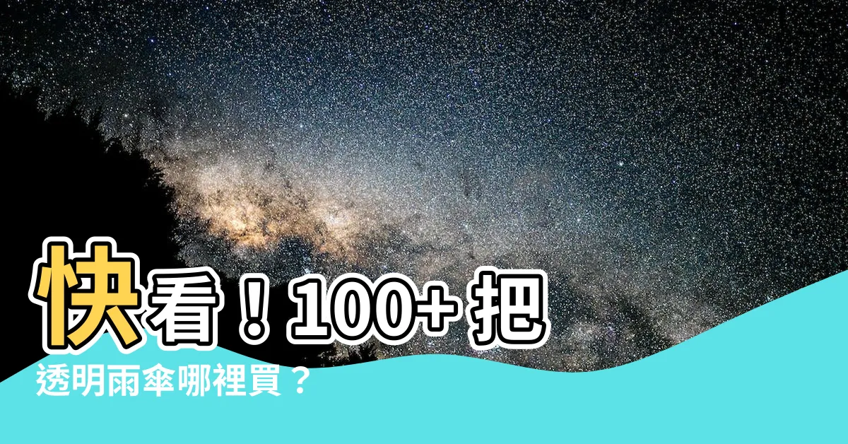 【透明雨傘哪裡買】快看！100+ 把透明雨傘哪裡買？
